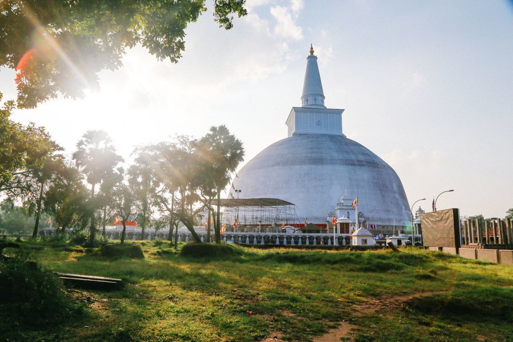 Stupa's in Anuradhapura