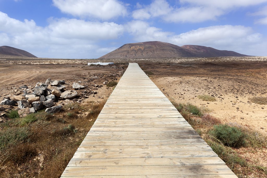 Volcanic Terrain of La Graciosa