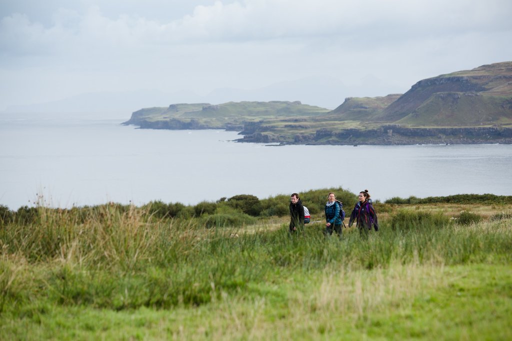 Beautiful views on the way to the Whisky Cave of Mull.