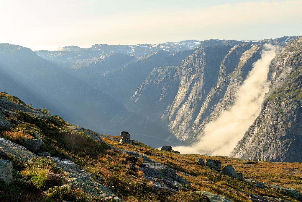 Wake up in a tent with these views.