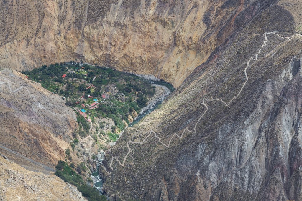Oasis Sangalle in the Colca Canyon