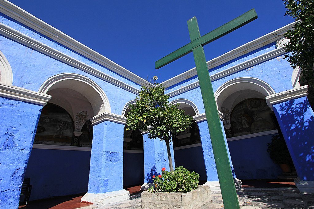 Courtyard in the Monastery of Santa Catalina