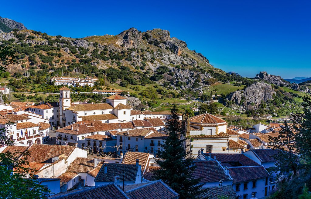 Grazalema's mountainous setting