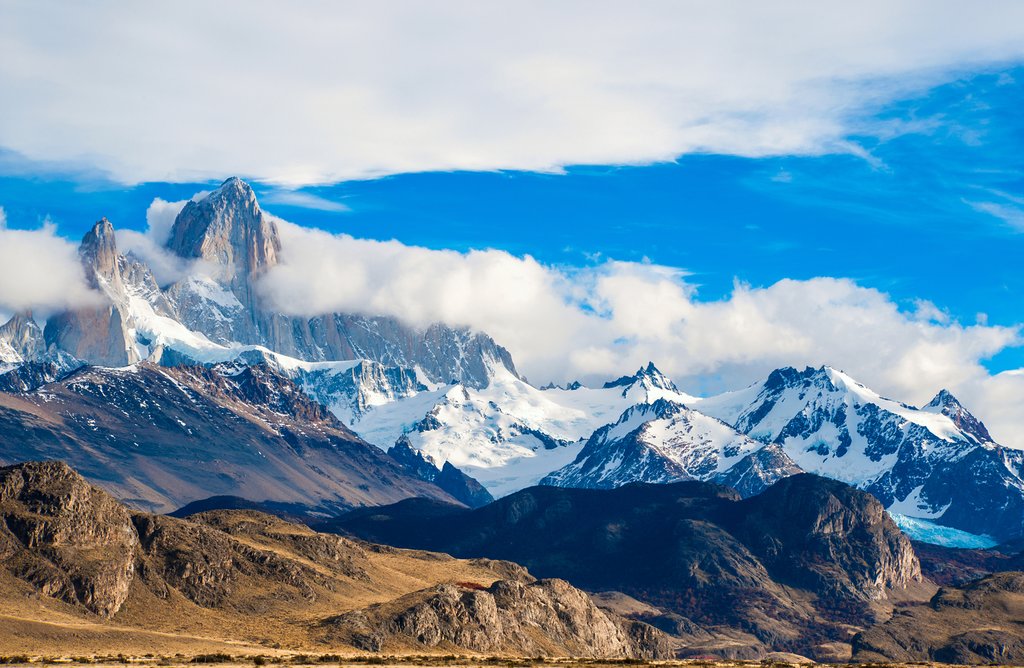 Catch some views from the plane on the way back to El Calafate