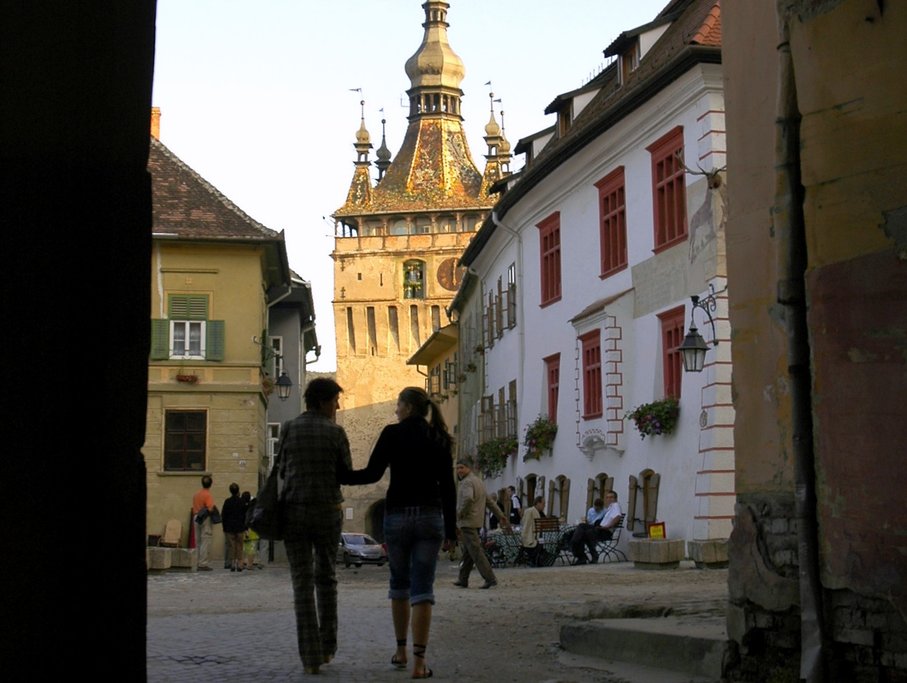 Inside the Sighisoara's citadel: the Clock Tower