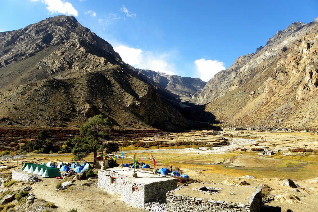 Halji- the largest village of the Limi valley 