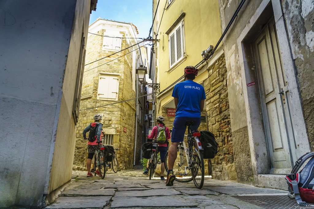 Old  alleyways in Istrian towns