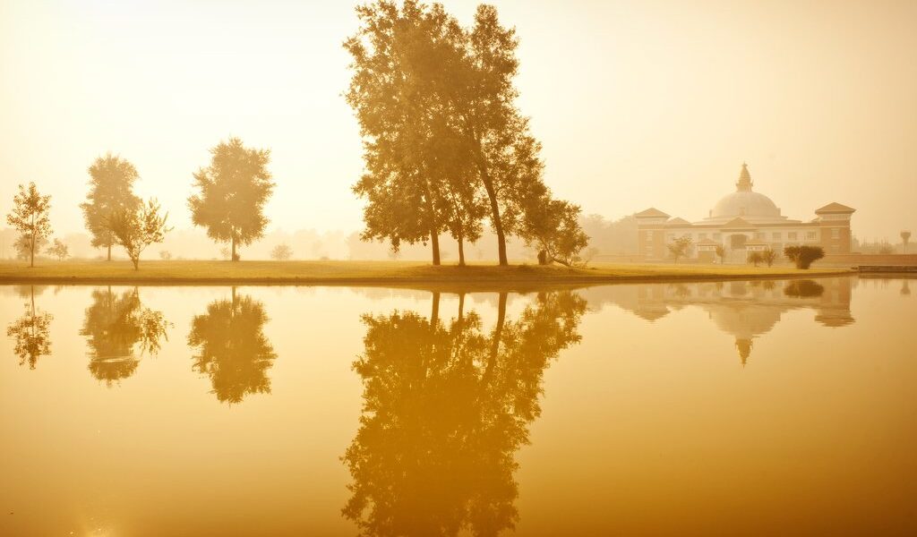 Reflections In Lumbini, Nepal