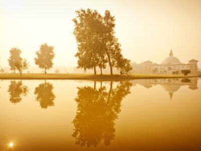 Reflections In Lumbini, Nepal