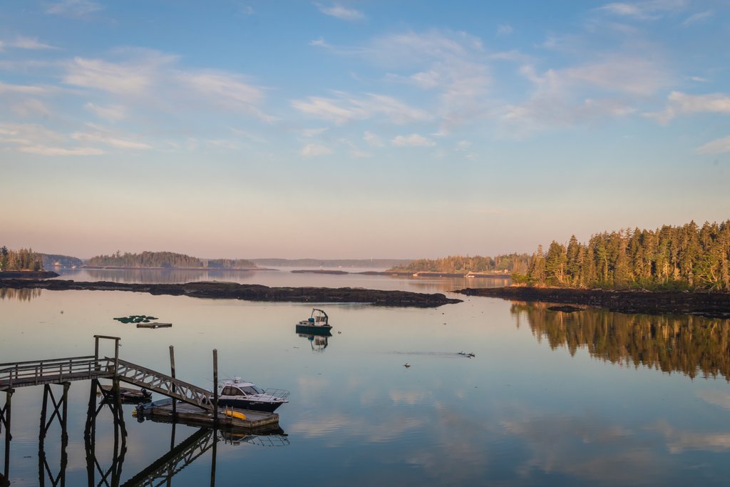 Sunrise in Boothbay Harbor