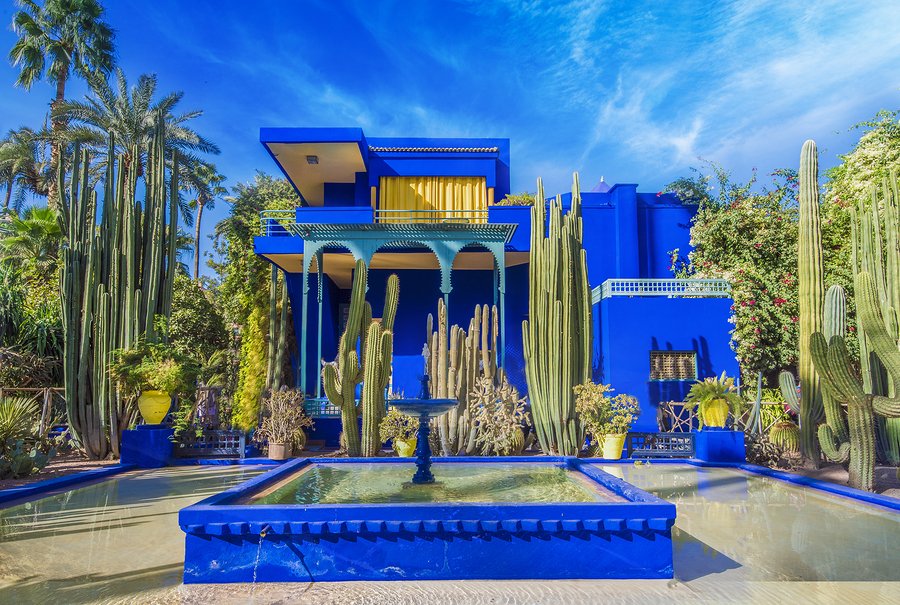 Majorelle Garden in Marrakech, Morocco