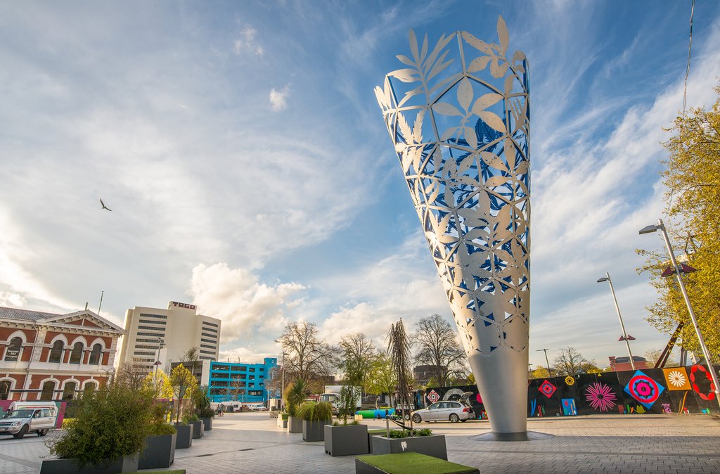 Cathedral Square in Christchurch