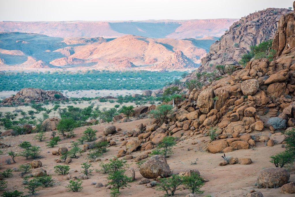 Rocky landscapes of the Kunene Region