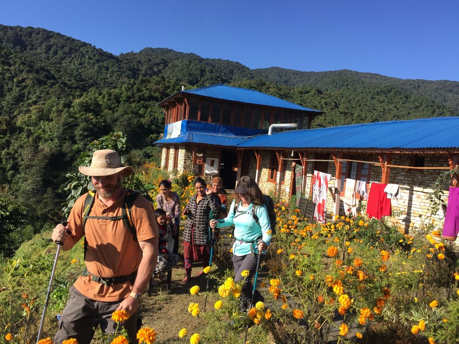 Trekking to Kalimati