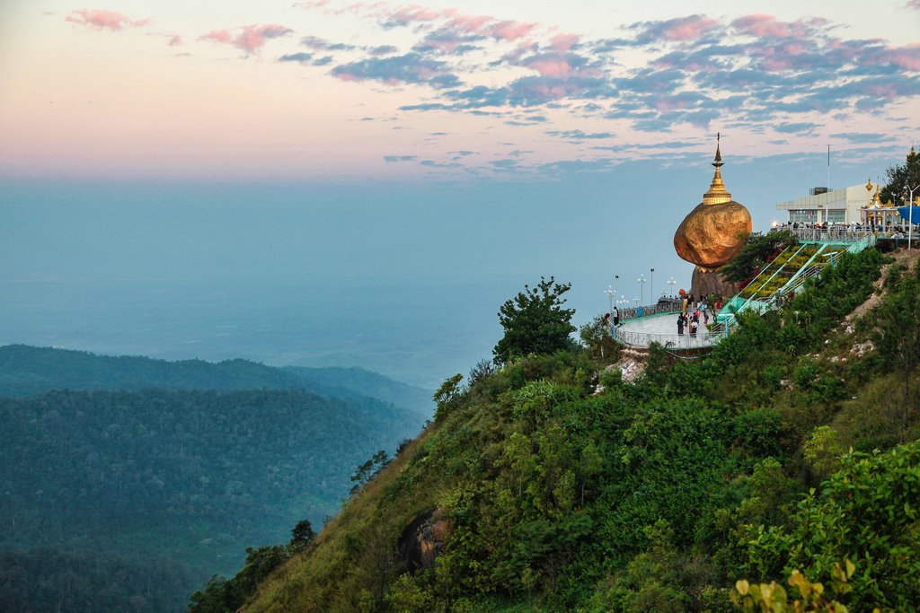 The pagoda at Golden Rock
