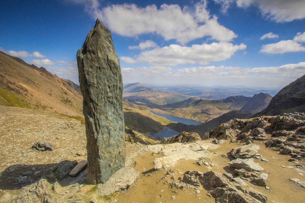 The views from the top of Snowdon are spectacular
