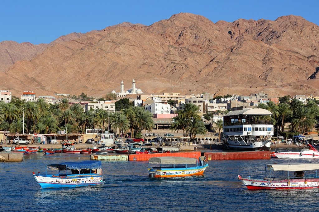 Boats in Aqaba