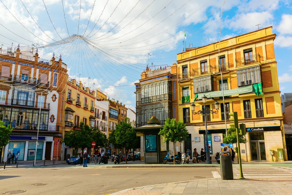 Flea market in Seville