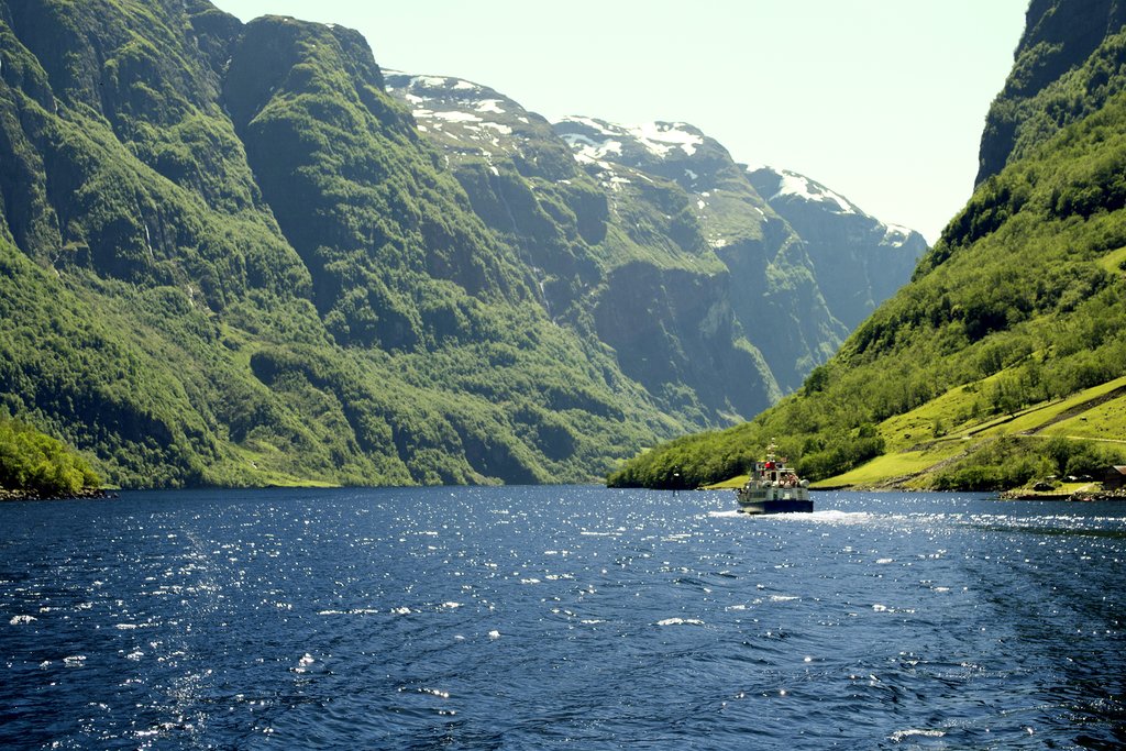 Take a four-hour ferry through the Sognefjord.