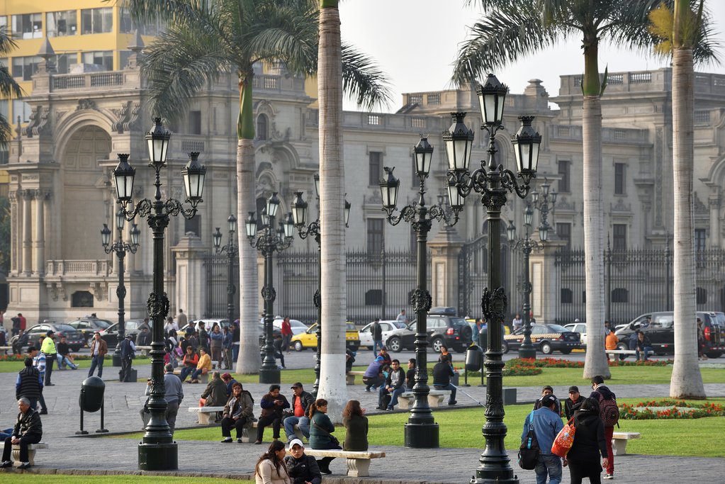 Elegant architecture in Peru's capital