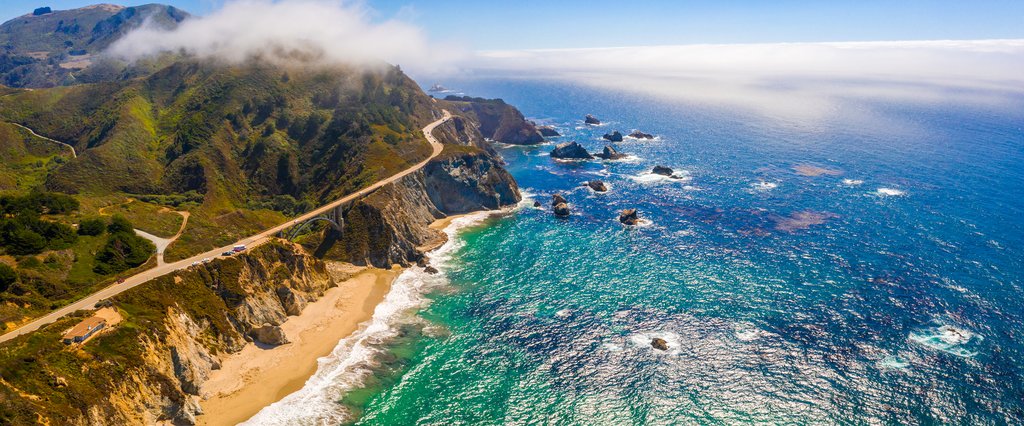 Highway 1 along the Big Sur coast