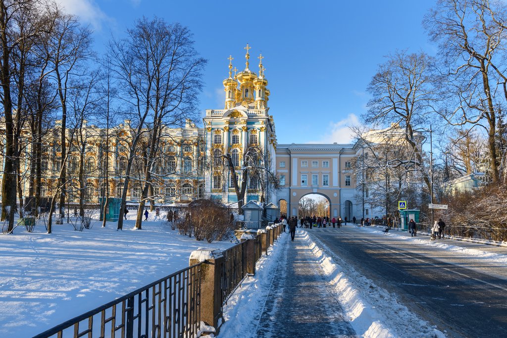 Catherine's Palace in Tsarskoe Selo