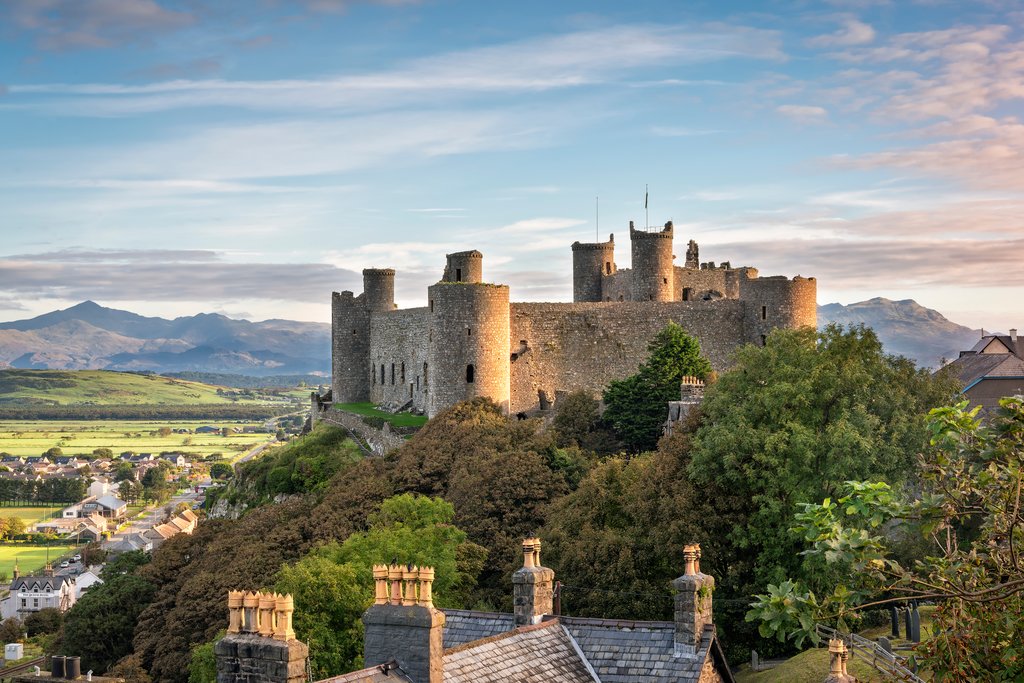 Harlech Castle in North Wales