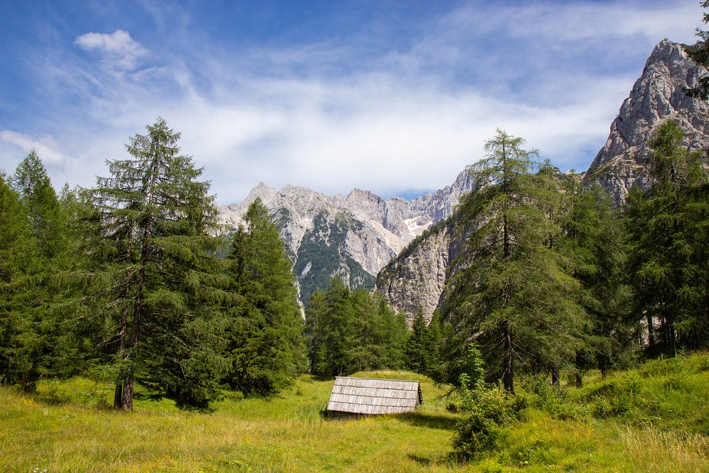 View of the Julian Alps from Vrsic Pass