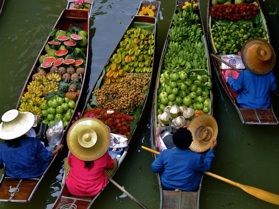 Floating market visit and Bangkok exploration day