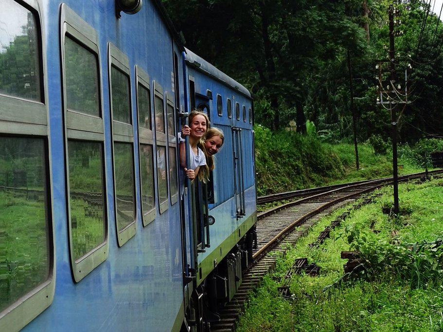 The lush landscape and clean, fresh mountain air are a stunning backdrop to today's train adventure 