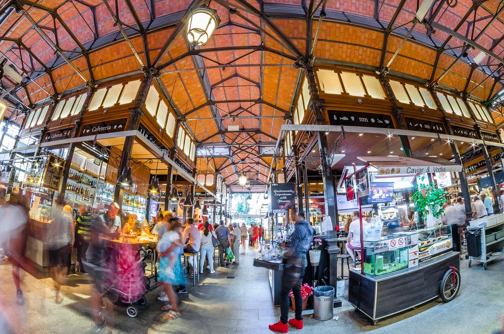 Browse the historic Mercado San Miguel
