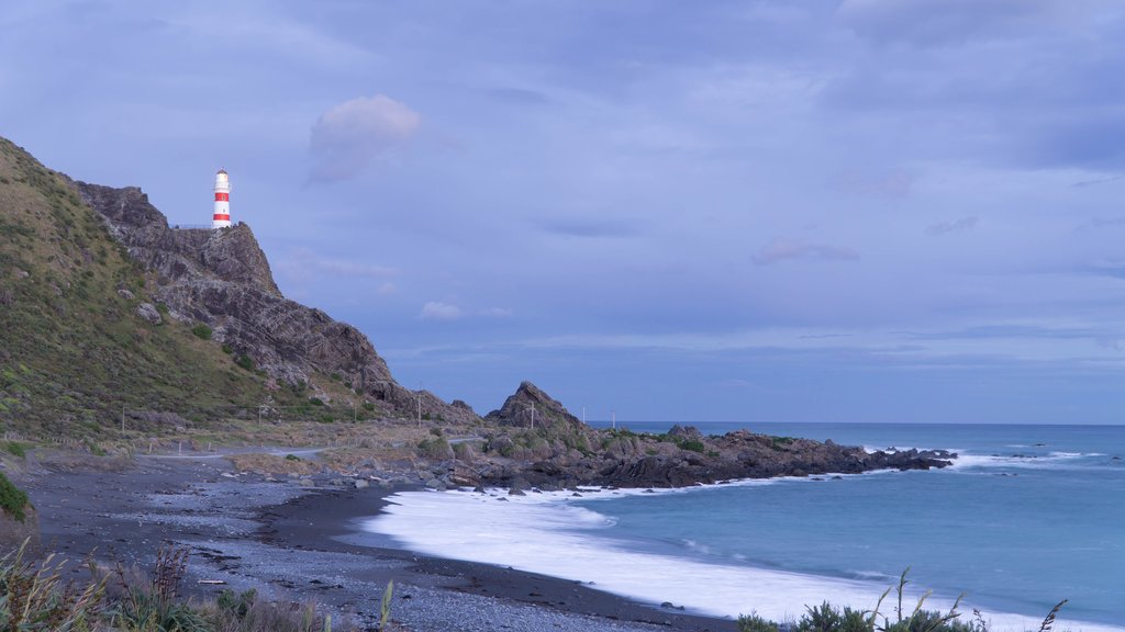 Lighthouse on Cape Palliser, New Zealand