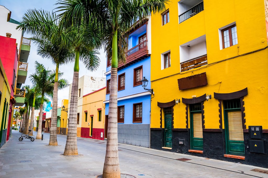 The pastel old town of San Cristobal de la Laguna.
