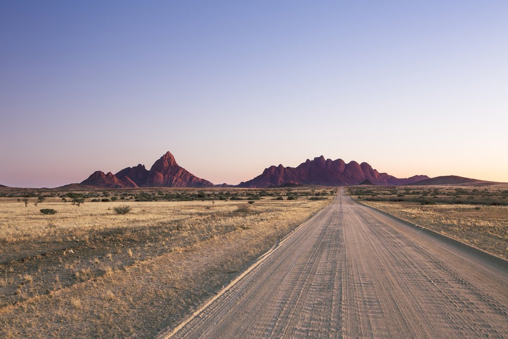 View of the Spitzkoppe Desert