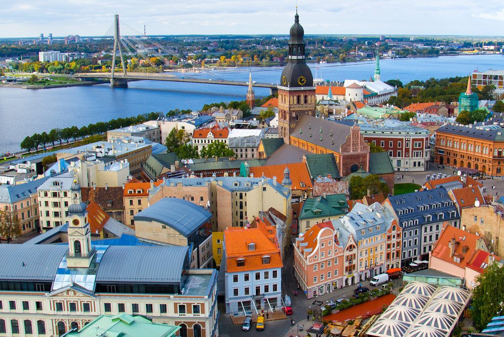 Panoramic view of Riga