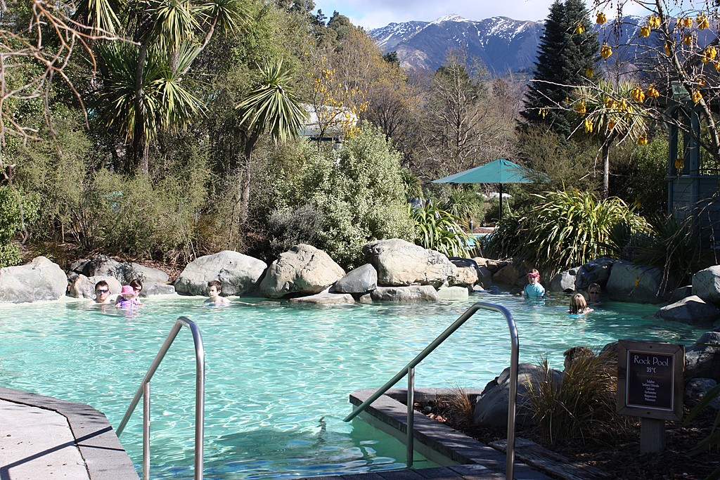 Soak in the thermal pools in Hanmer Springs