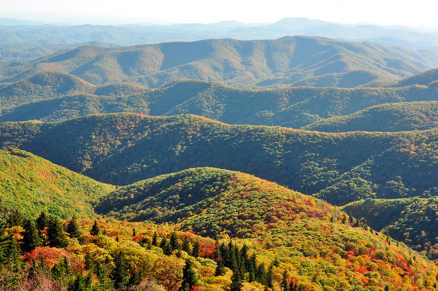 View from the Devils Courthouse Overlook
