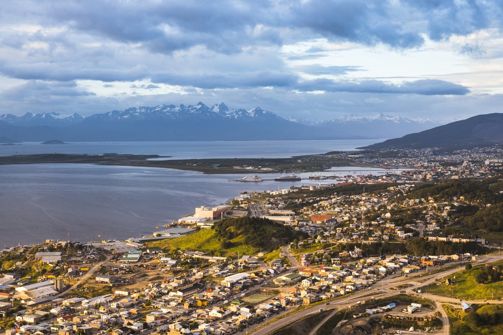 Ushuaia from above