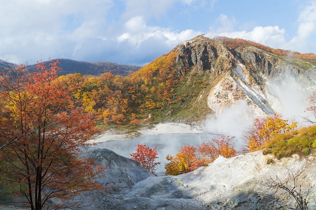Hot springs below Jigokudani