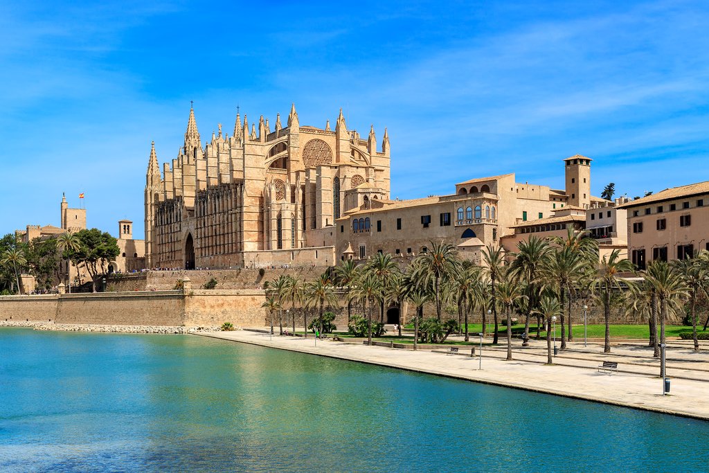 The cathedral of Santa María de Mallorca