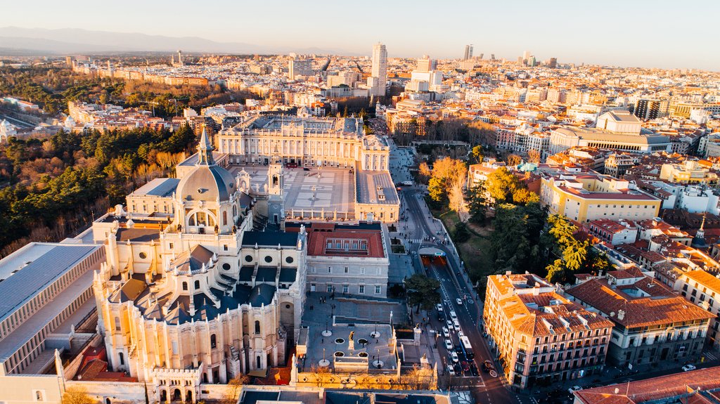 View of Madrid's Royal Palace