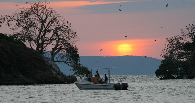 Boat off Rusinga Island