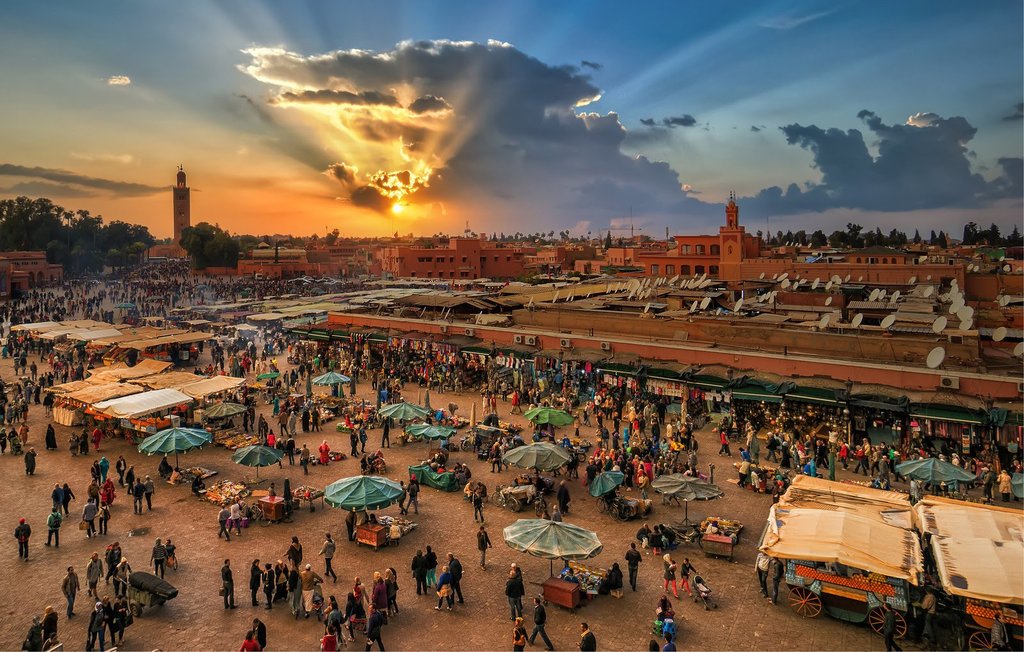 Jemaa el-Fna Square in Marrakech