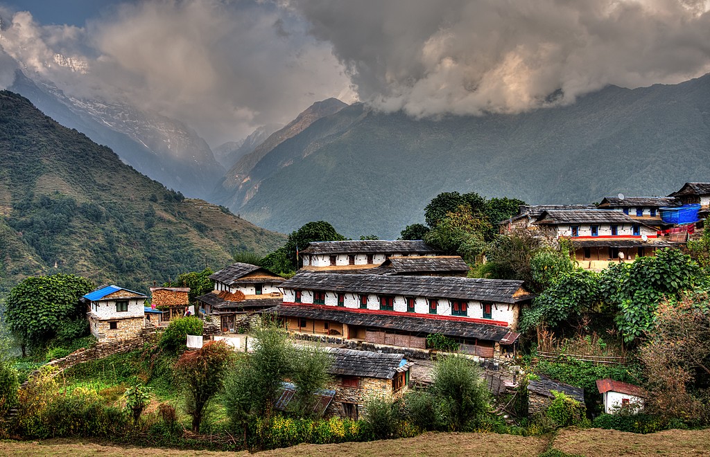 The village of Ghandruk