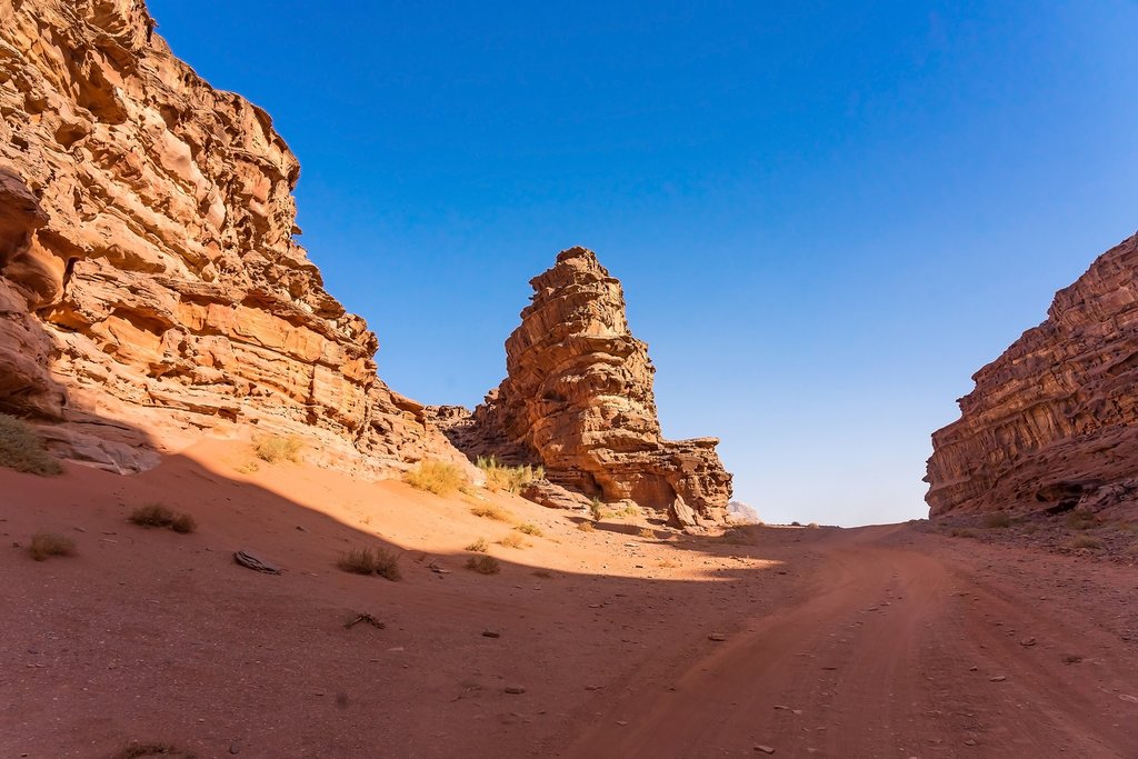 Red Mountains in Wadi Rum