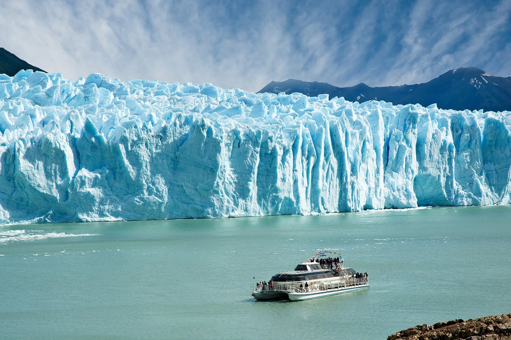 Dramatic views of Perito Moreno by boat