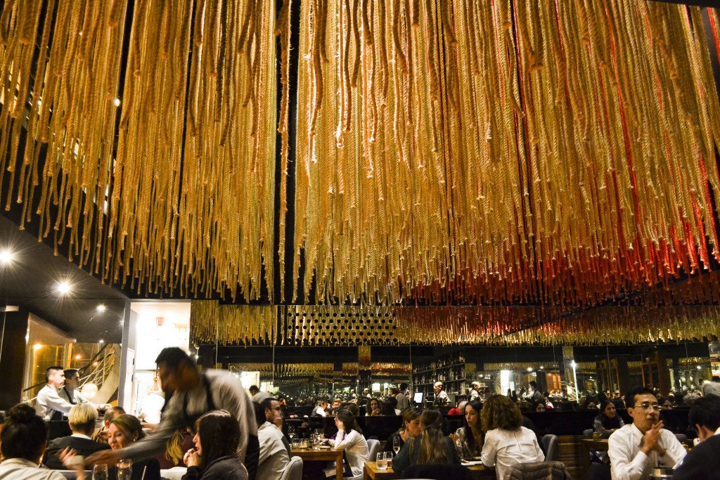 In Maido's busy dining room, the decor evokes the sea (Photo credit: Maido)