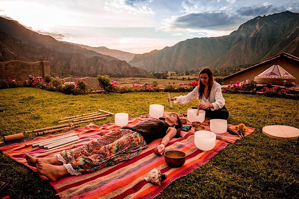Sound healing in the Sacred Valley