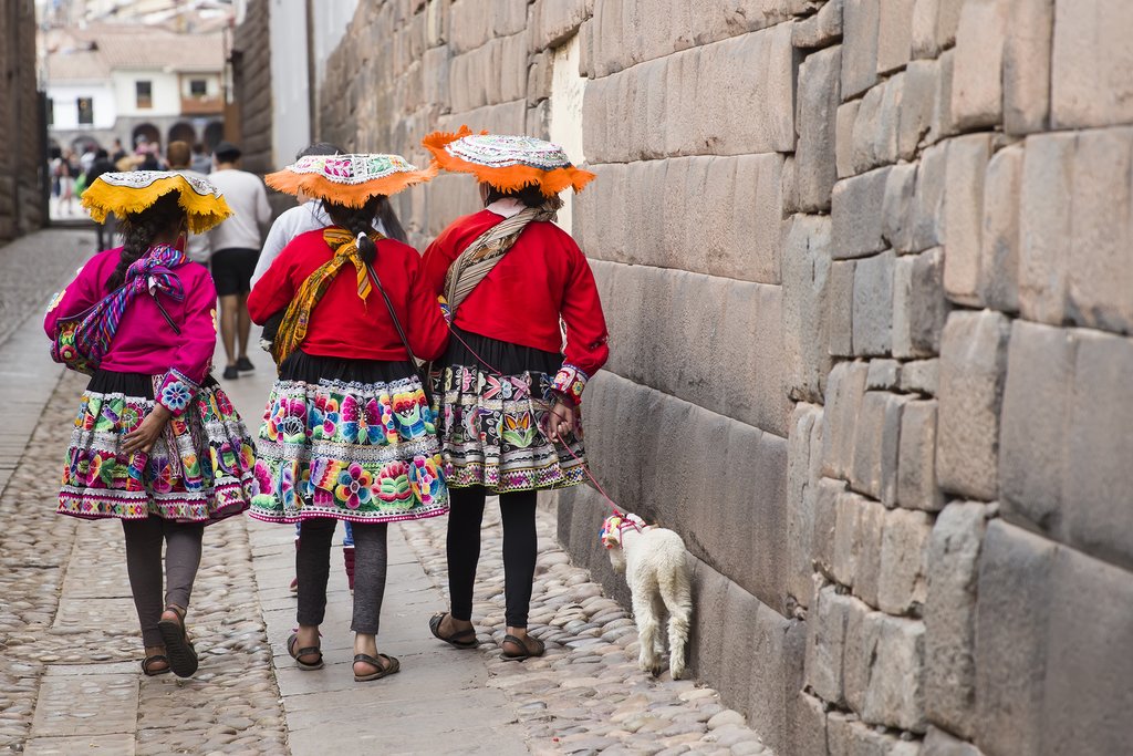 Locals in Cusco, Peru