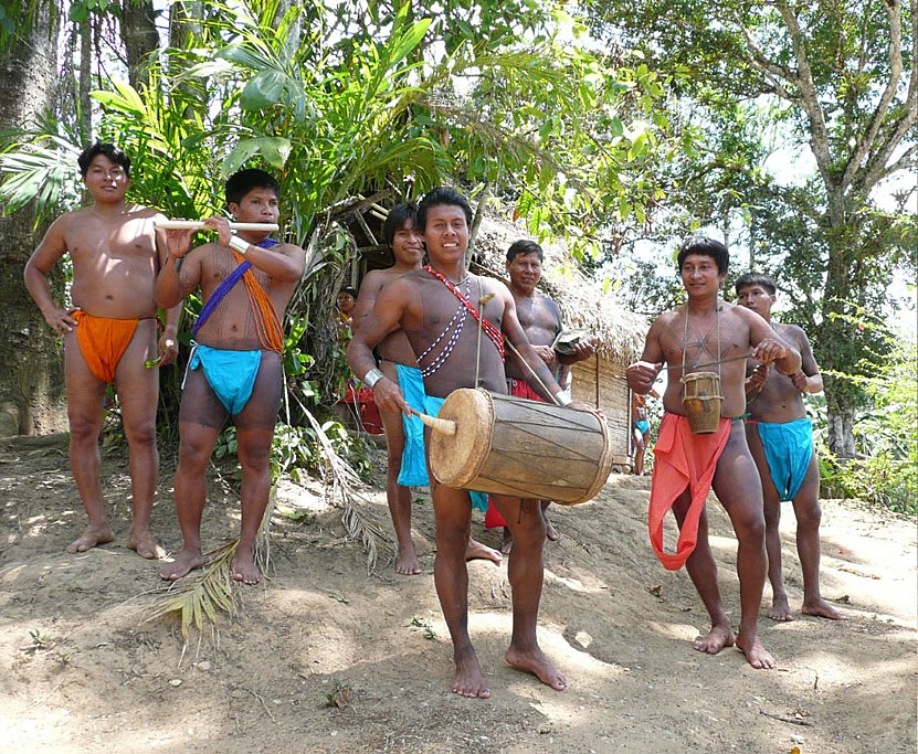 Enjoy indigenous beats in an Emberá village